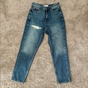 Women’s Topshop Denim Mom Jeans, Size 28